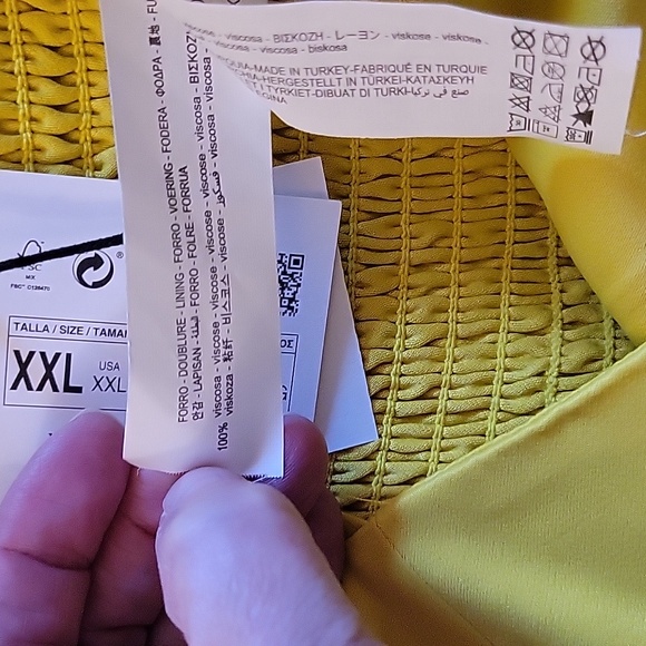 Zara Satin effect cropped top XXL - Picture 10 of 14